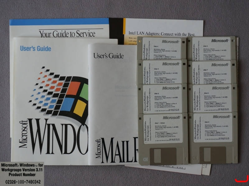 WIN/WORKGROUPS 3.11(3.5)H BASE NFR BOX 2