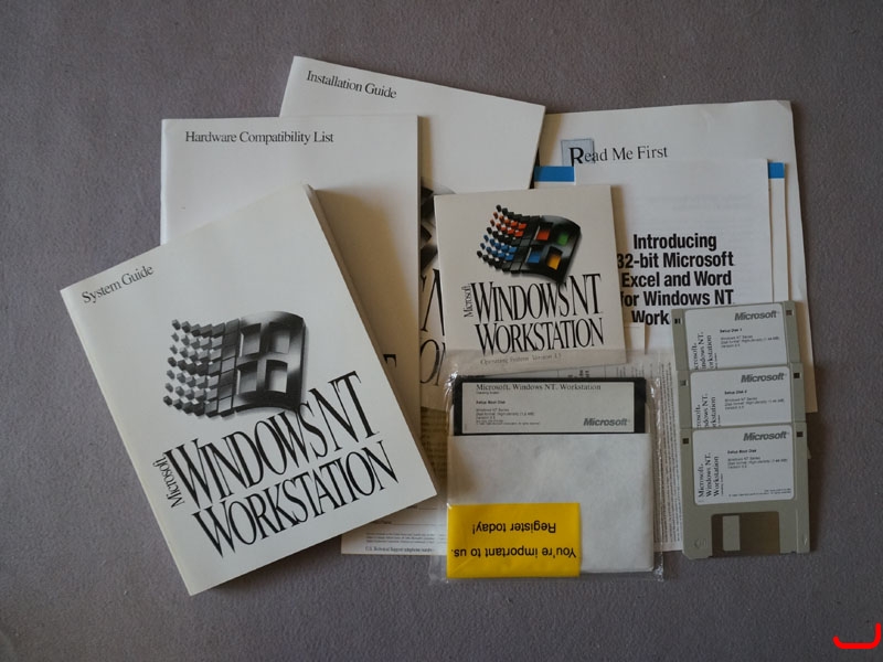 Microsoft WindowsNT 3.1 Workstation 3.5 BOX