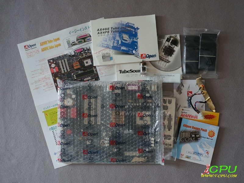 AOpen建基 AX4PE TUBE R1.04  JAPAN NIB