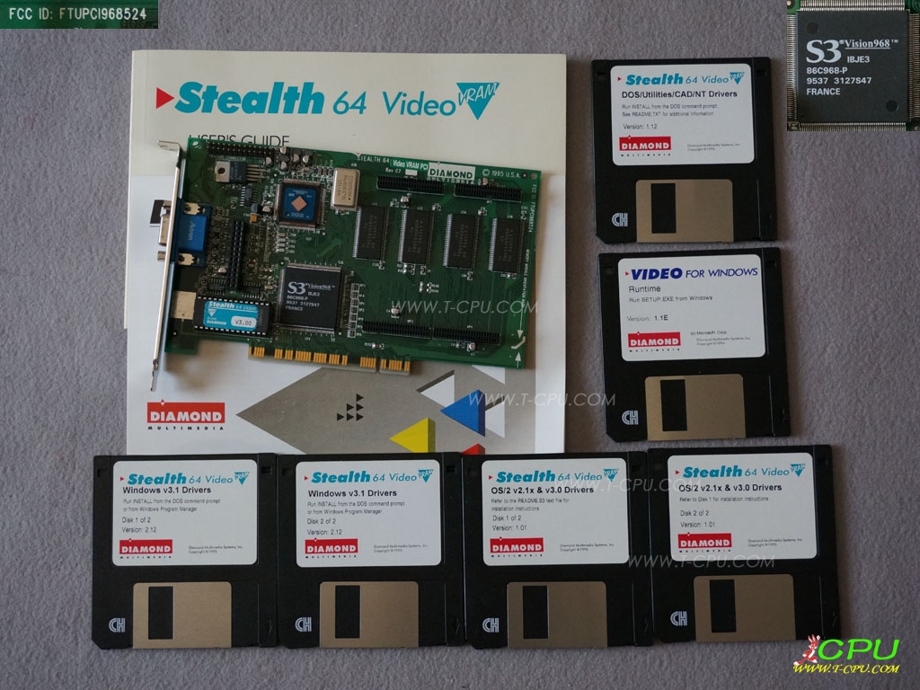 DIAMOND STEALTH 3D 3000 S3 ViRGE VX BOX