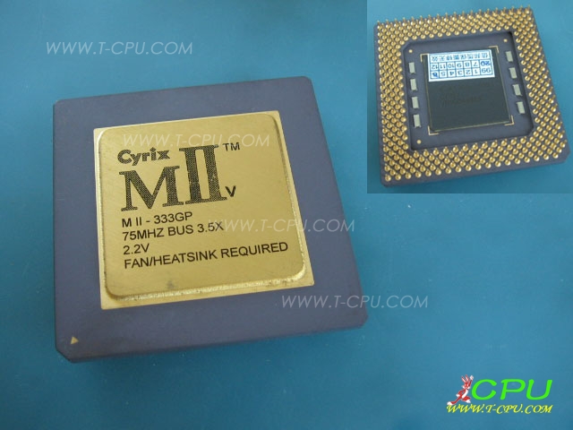 Cyrix MII-333GP 75 V gold B