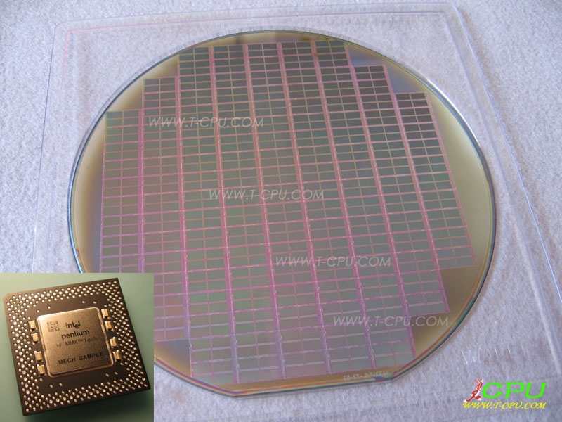 Pentium MMX wafers
