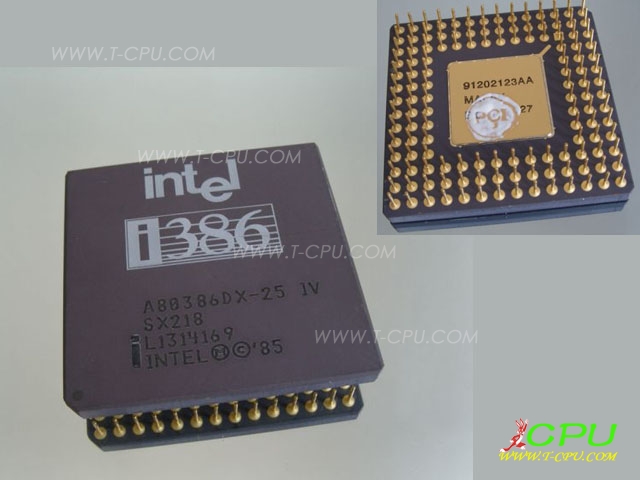 Intel A80386DX-25 IV SX218