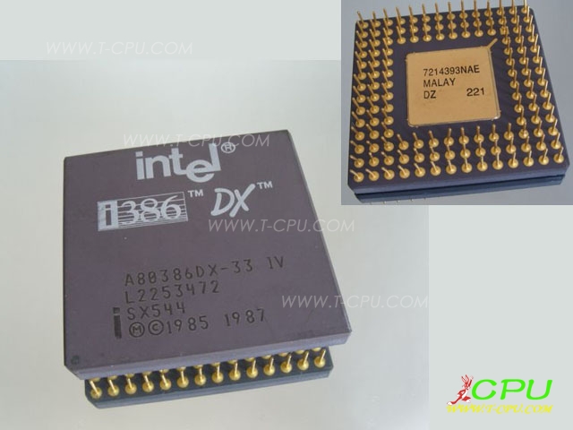 Intel A80386DX-33 IV SX544