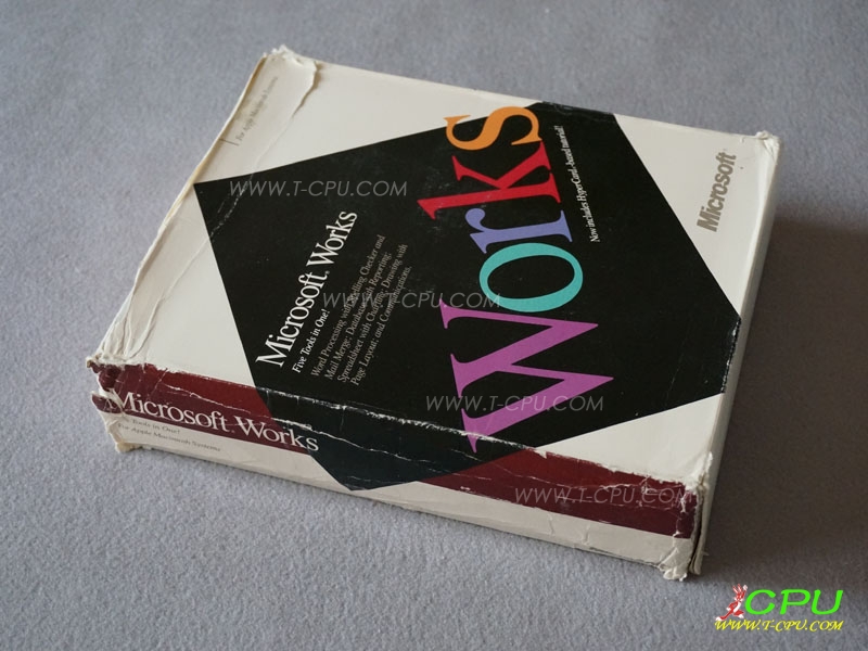 Microsoft Works 2.0 for Apple Macintosh BOX