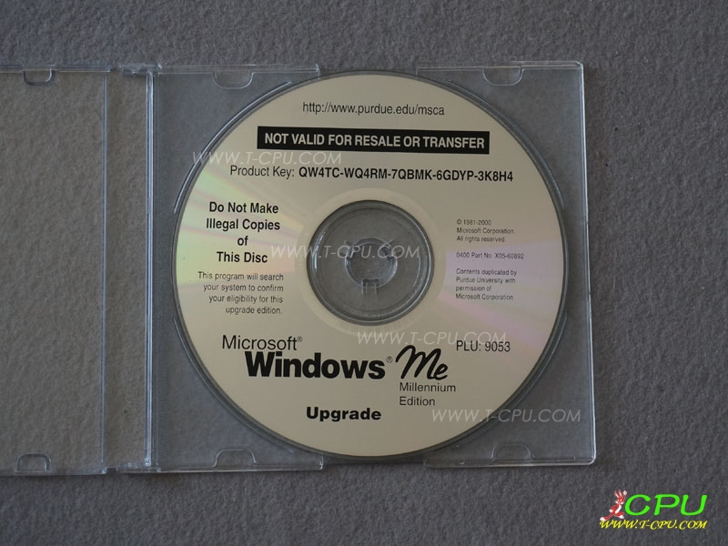 Microsoft Windows ME Upgrade