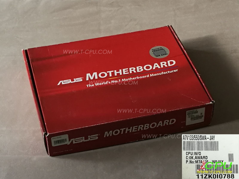 ASUS华硕 A7V 133/550/SWA-JAY NIB