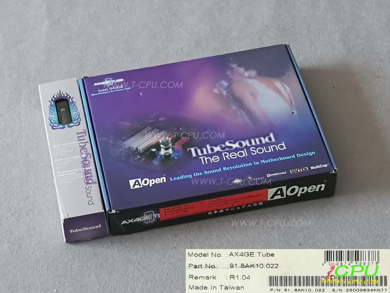AOpen建基 AX4GE Tube R1.04 NIB