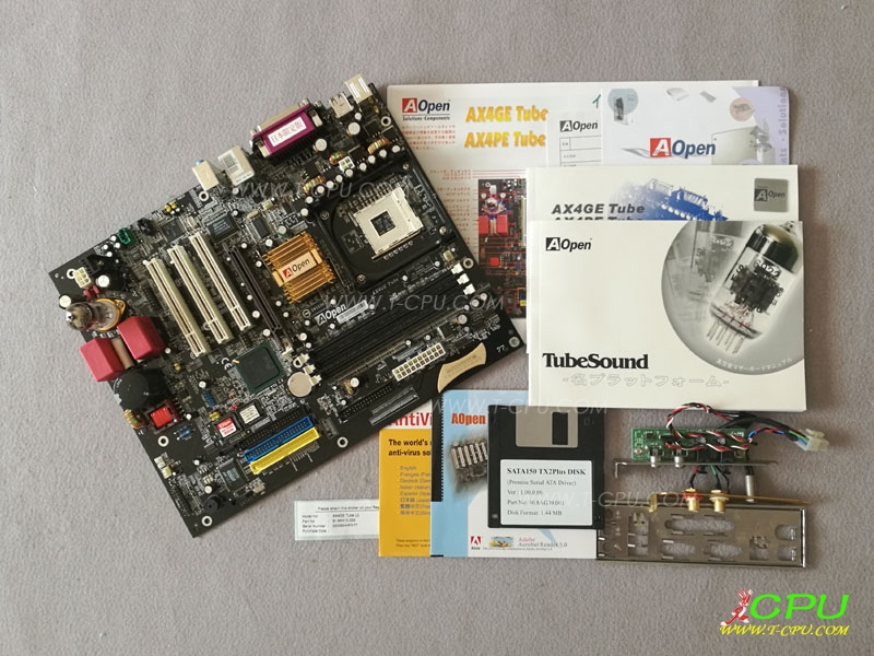 AOpen建基 AX4GE Tube R1.00 NIB1