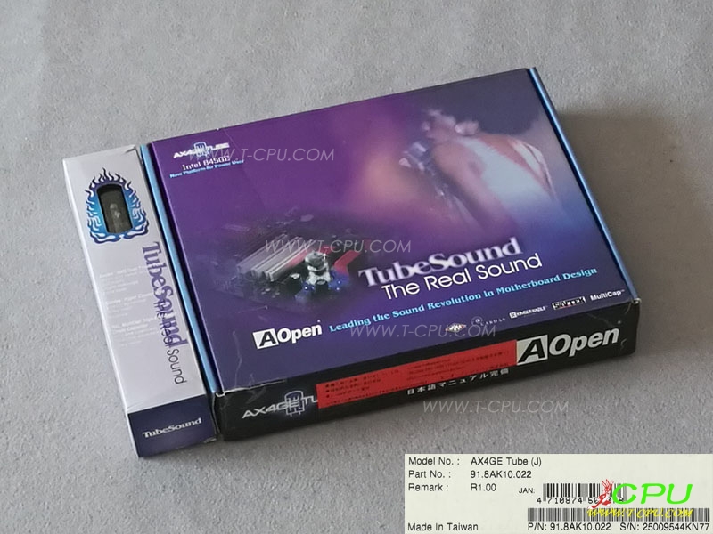 AOpen建基 AX4GE Tube R1.00 NIB