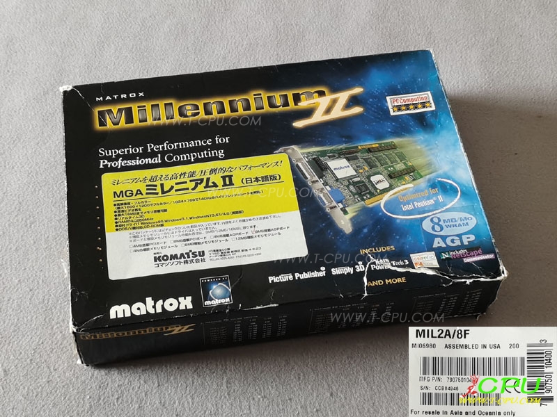 Matrox Millenium II AGP 8MB BOX