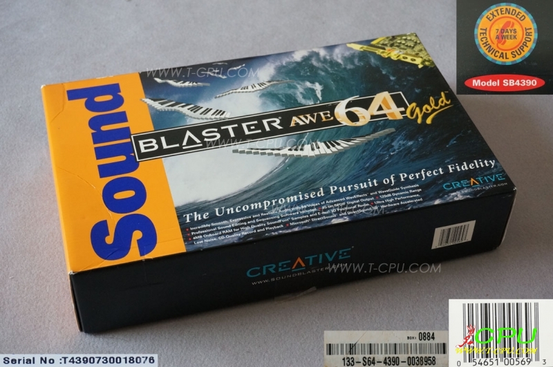 Creative SB AWE64 Gold SB4390 T NIB