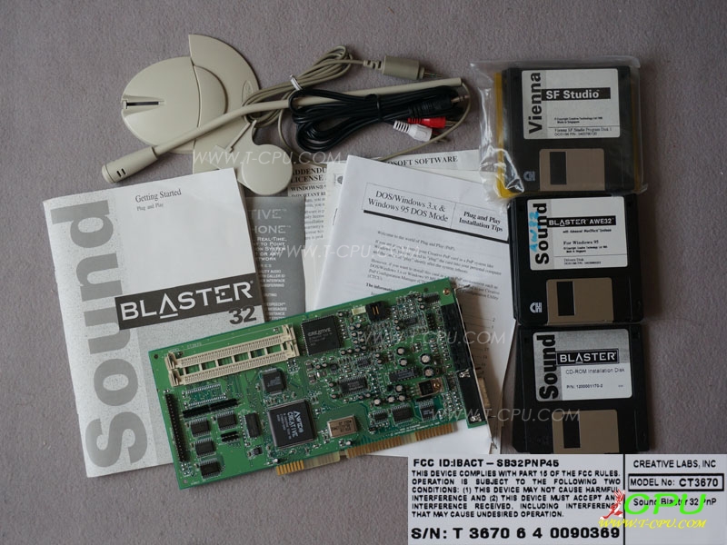 Creative Sound Blaster 32 PNP SB3671 SB3670 BOX 2