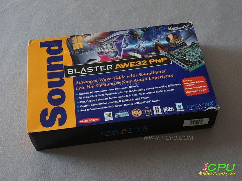 Creative Sound Blaster AWE32 PNP SB3990 BOX 1