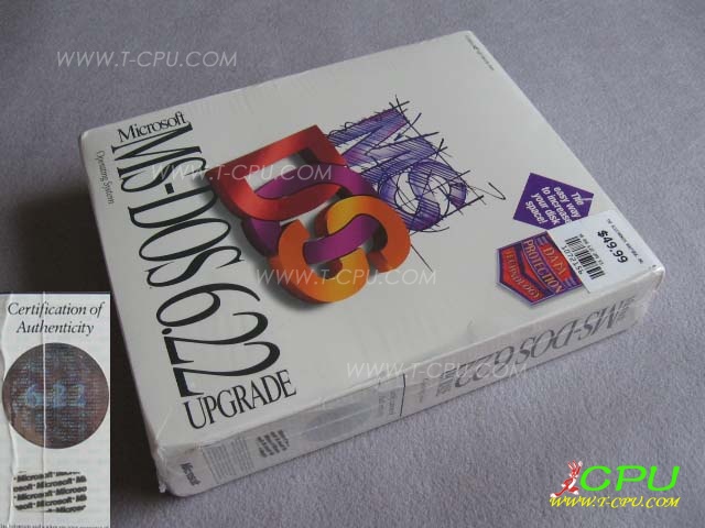 Microsoft MS-DOS 6.22 UPGRADE NIB 1