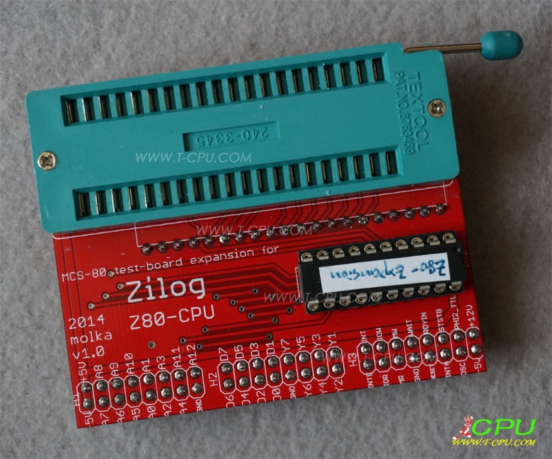 MCS-80 test-board for Z80 Expansion