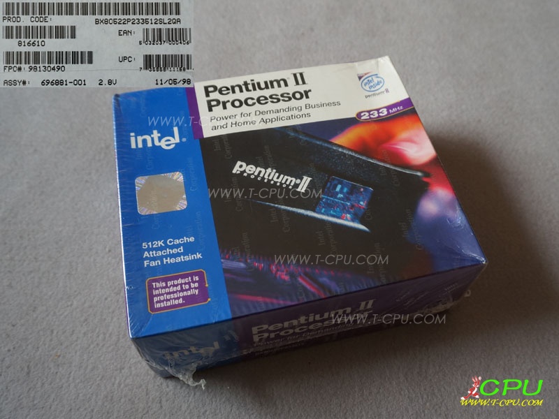 Intel BX80522P233512 SL2QA NIB