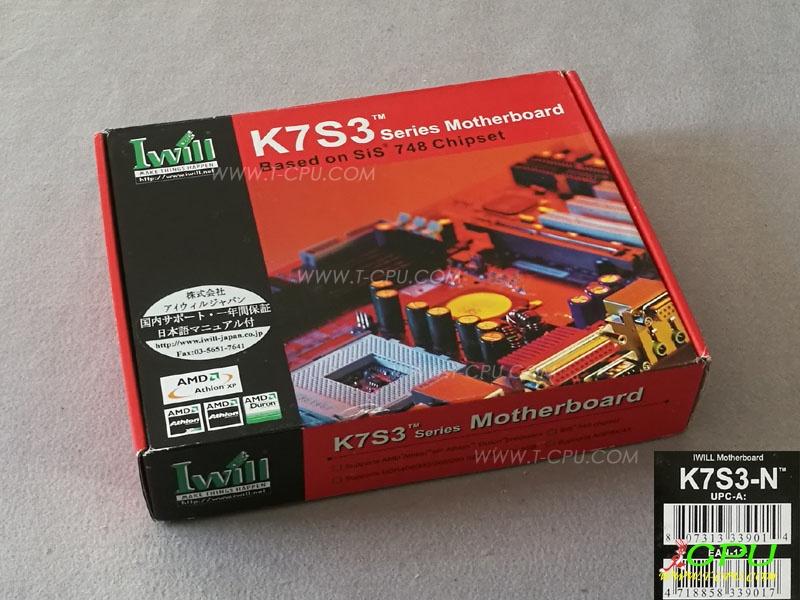 Iwill艾崴 K7S3-N SIS748 NIB