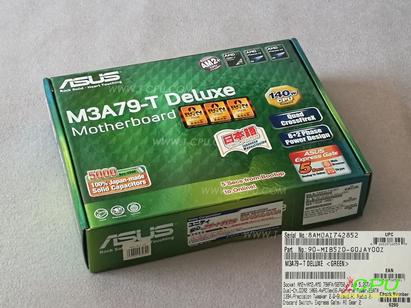 ASUS华硕 M3A79-T Deluxe GREEN NIB